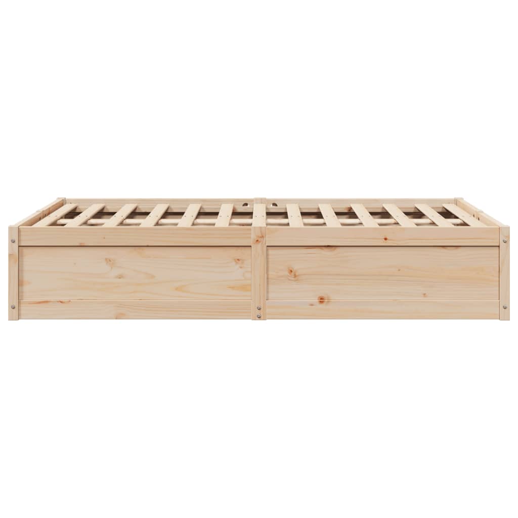 vidaXL Cadre de lit sans matelas 120x190 cm bois de pin massif