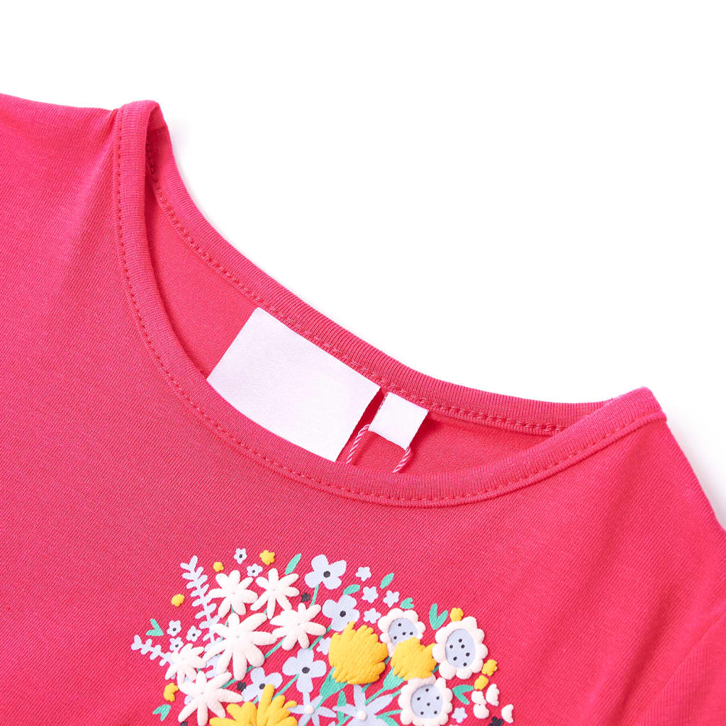 T-shirt pour enfants rose vif 92