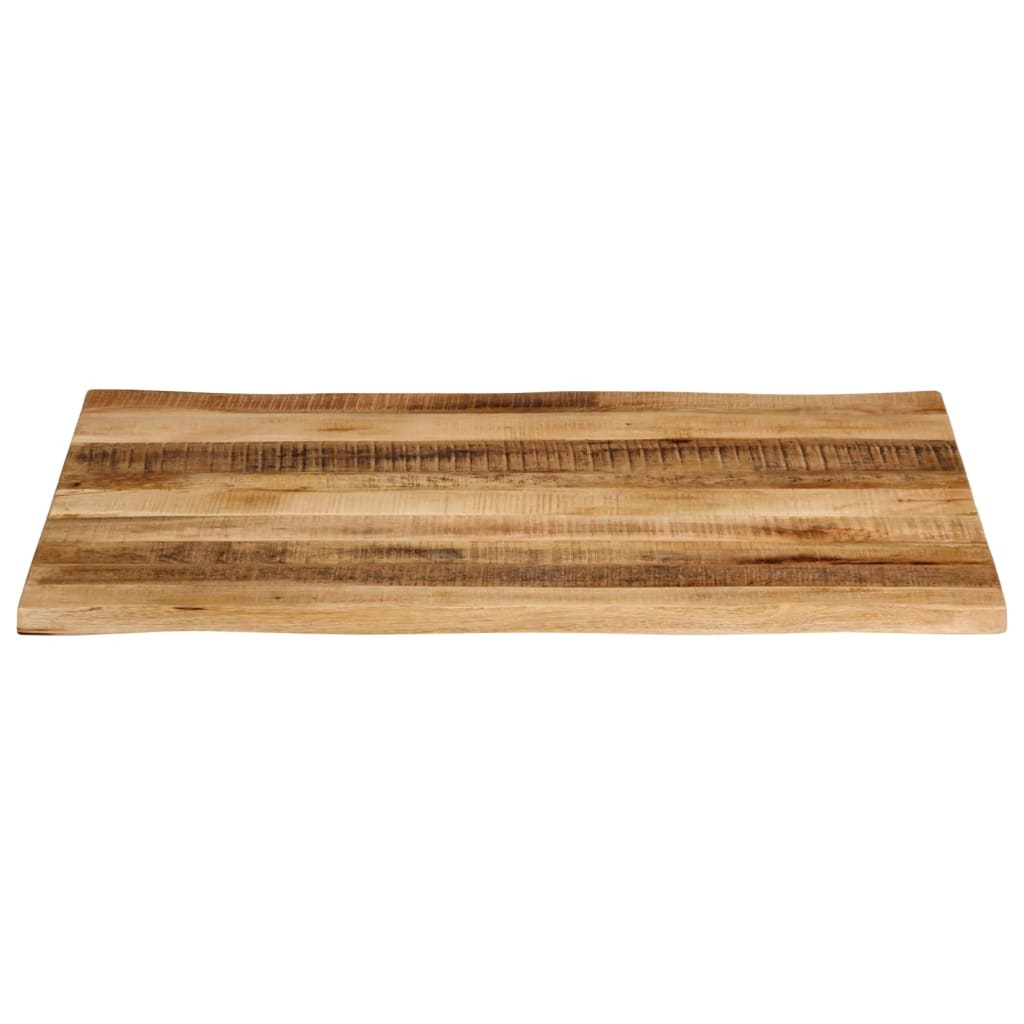 vidaXL Dessus de table bord vivant 90x80x2,5 cm bois de manguier brut