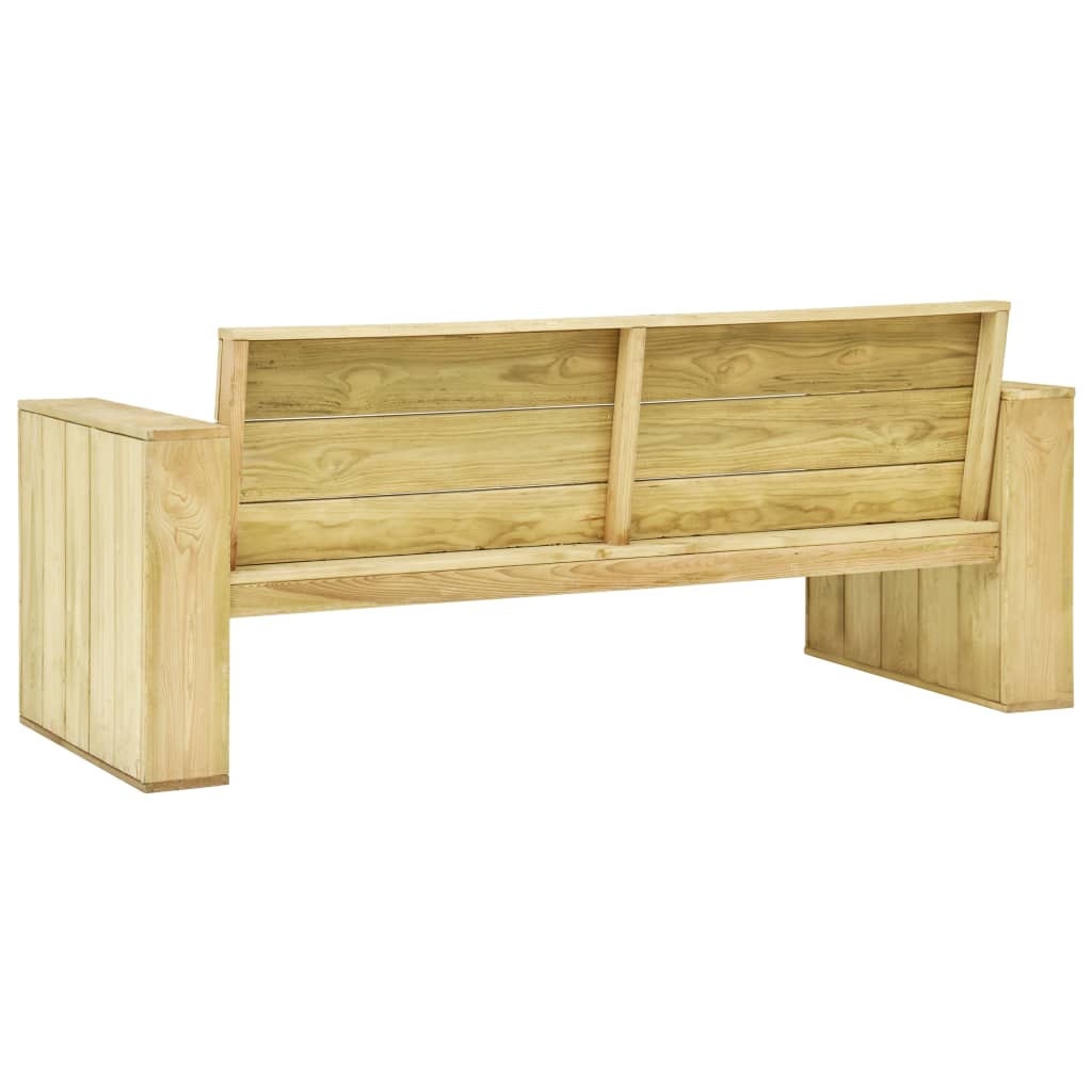 vidaXL Salon de jardin 2 pcs Bois de pin imprégné