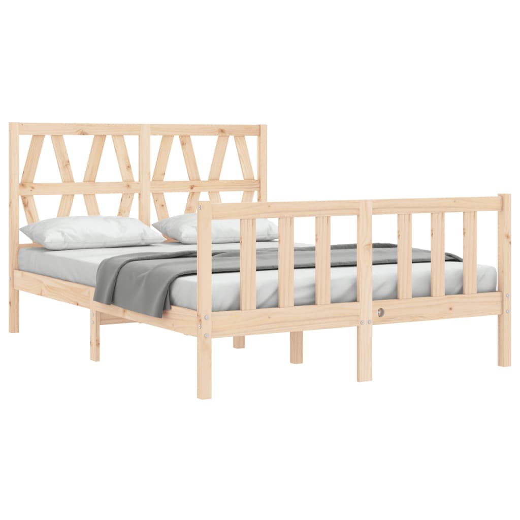 vidaXL Cadre de lit sans matelas 120x200 cm bois de pin massif