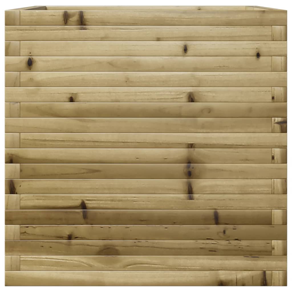 vidaXL Jardinière 70x70x68,5 cm bois de pin imprégné