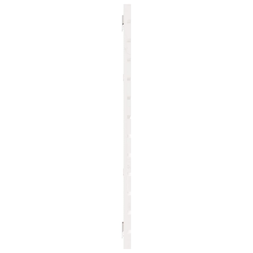 vidaXL Tête de lit murale Blanc 166x3x91,5 cm Bois massif de pin