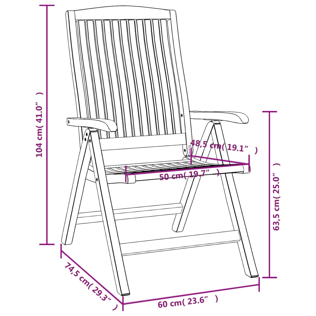 vidaXL Ensemble à manger de jardin 5 pcs Bois de teck massif