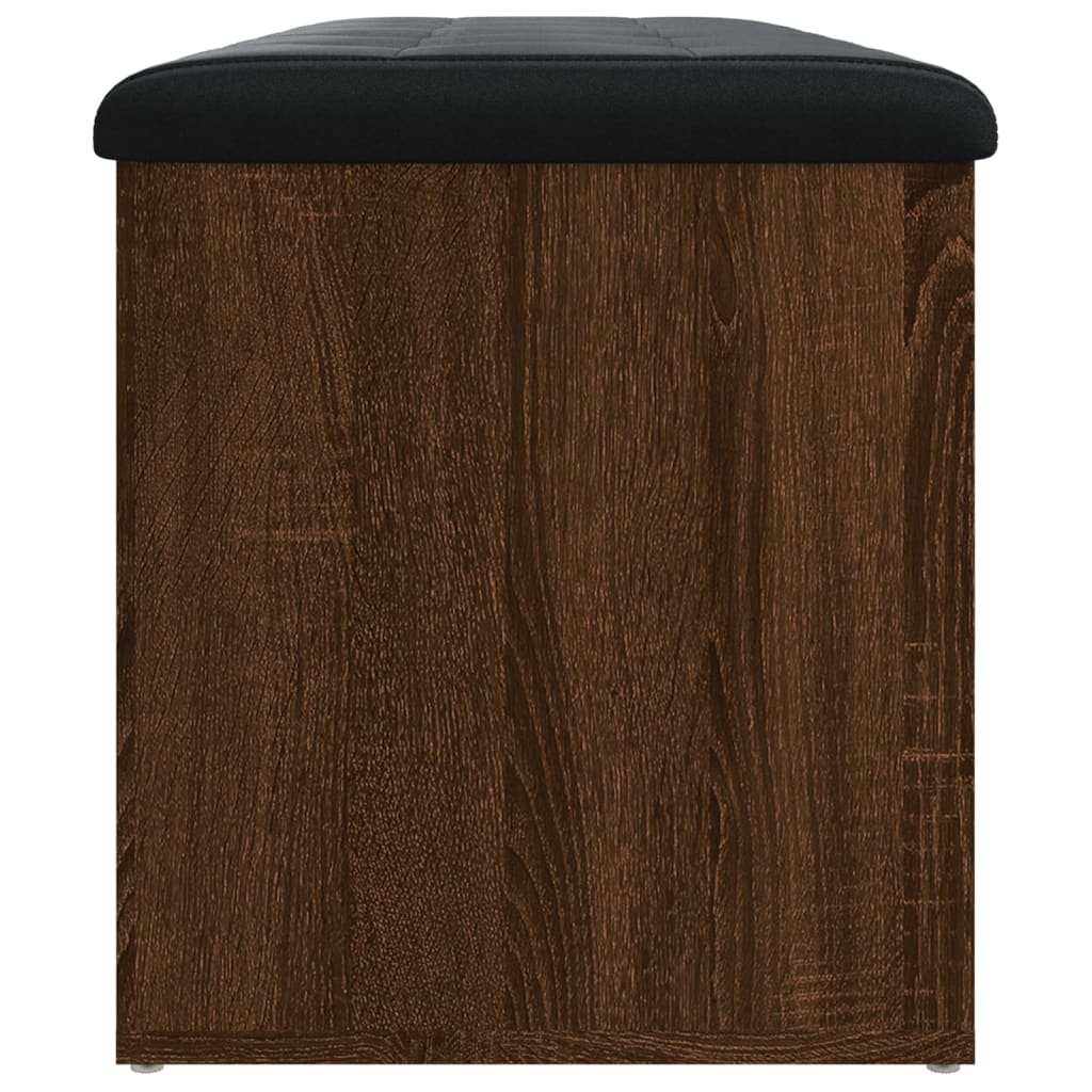 vidaXL Banc de rangement chêne marron 102x42x45 cm bois d'ingénierie