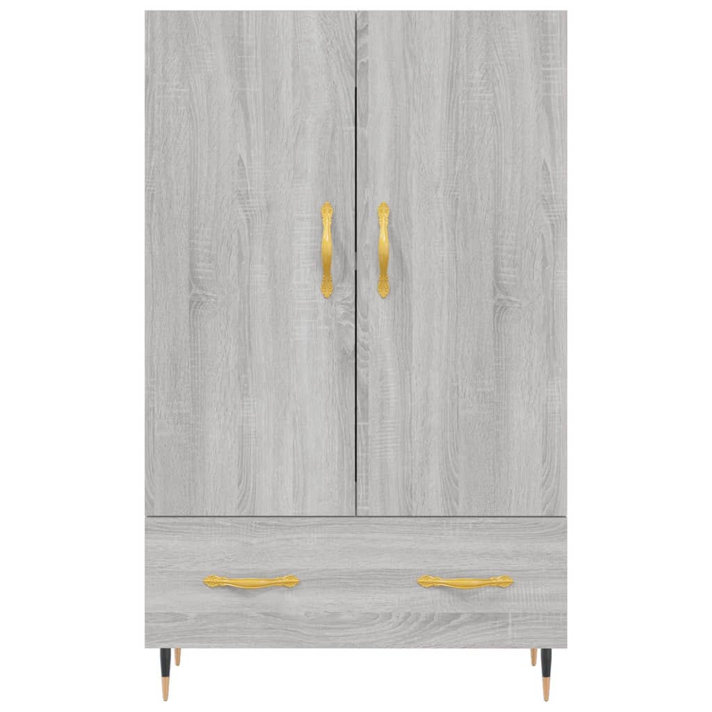 vidaXL Buffet haut sonoma gris 69,5x31x115 cm bois d'ingénierie