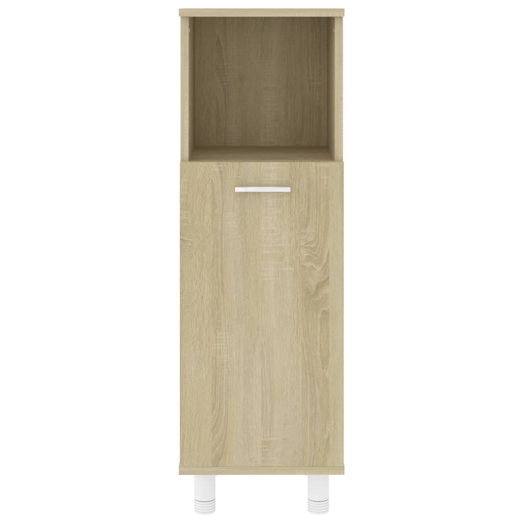 vidaXL Armoire de salle de bain Chêne sonoma Bois d'ingénierie