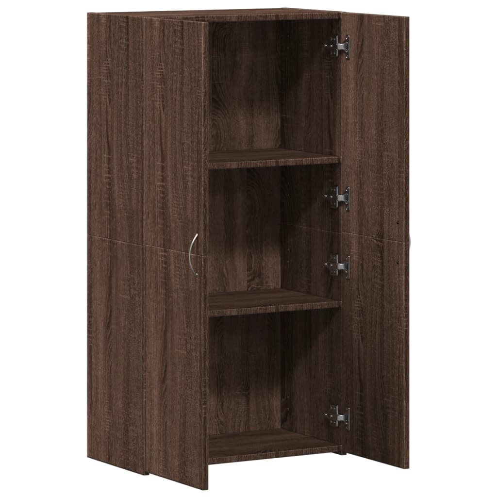 vidaXL Armoire de classement chêne marron 60x32x115 cm bois ingénierie