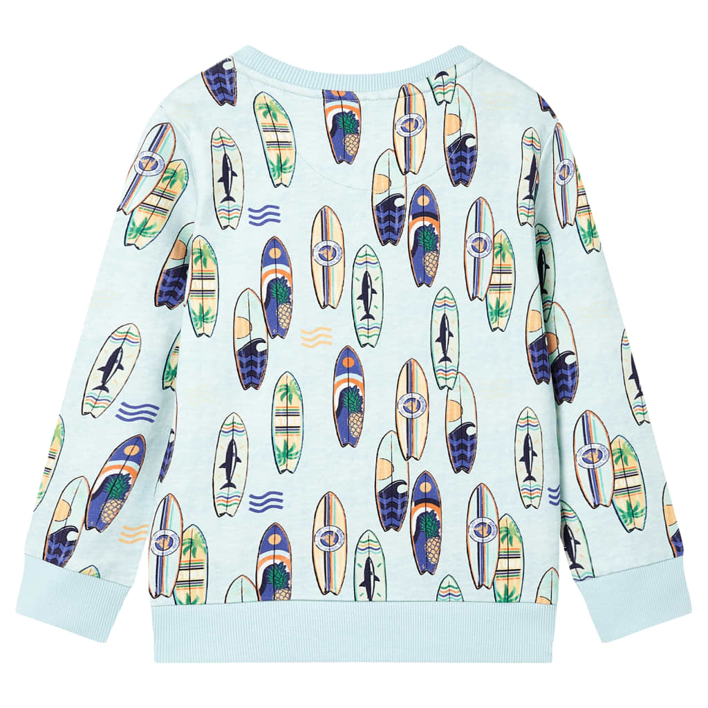 Sweatshirt pour enfants mélange bleu pâle 140