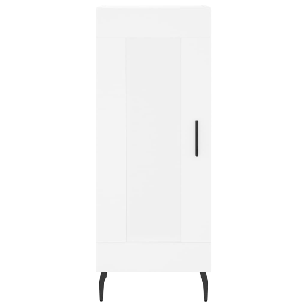 vidaXL Buffet haut Blanc 34,5x34x180 cm Bois d'ingénierie