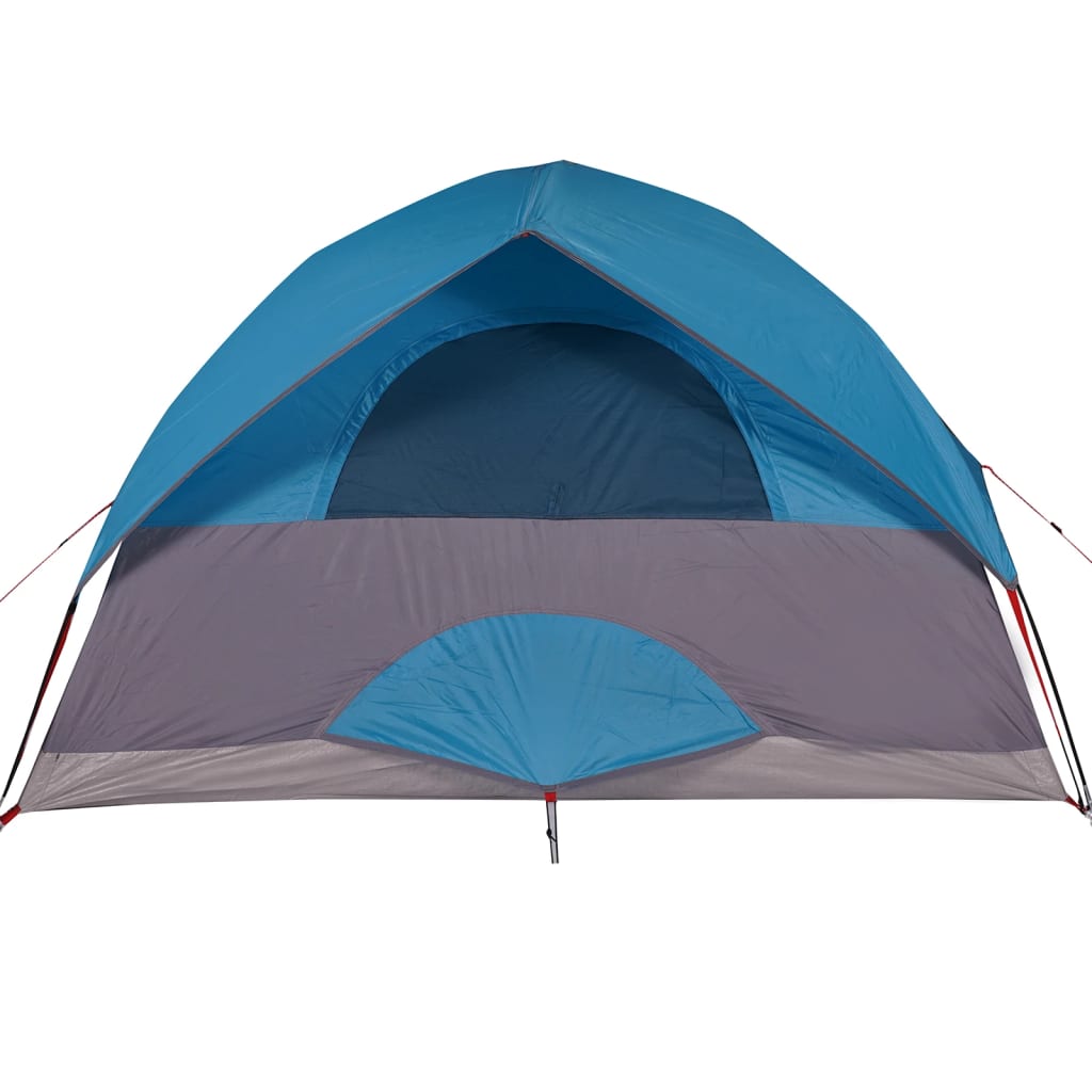 vidaXL Tente de camping à dôme 3 personnes bleu imperméable