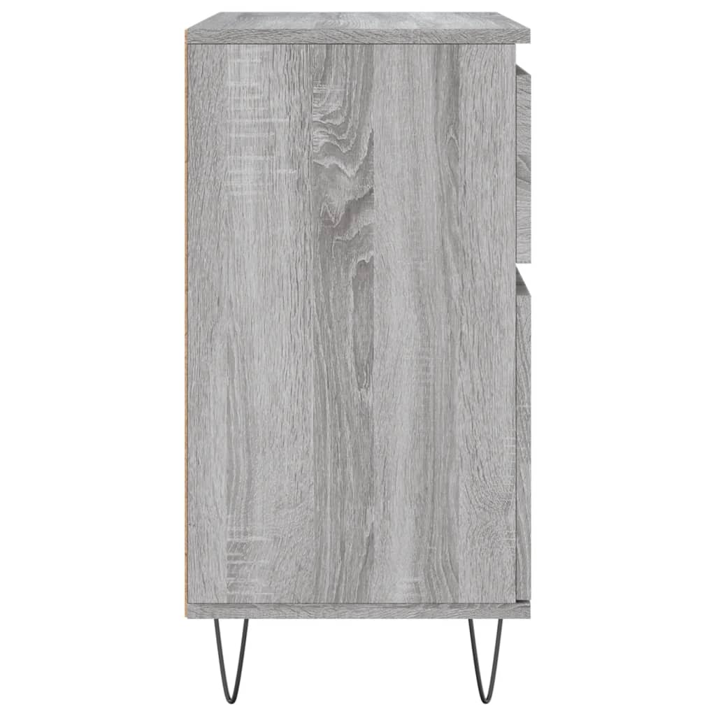 vidaXL Buffet Sonoma gris 60x35x70 cm Bois d'ingénierie