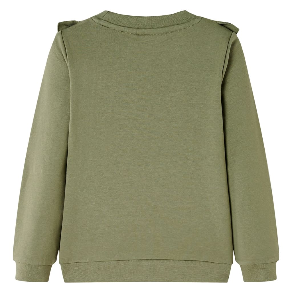 Sweatshirt pour enfants kaki 104