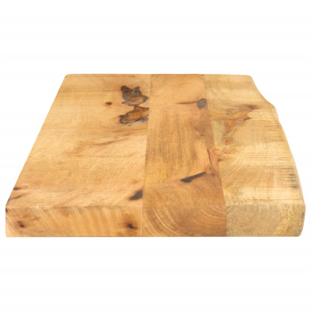 vidaXL Dessus de table 80x40x2,5 cm bord vif bois massif manguier brut