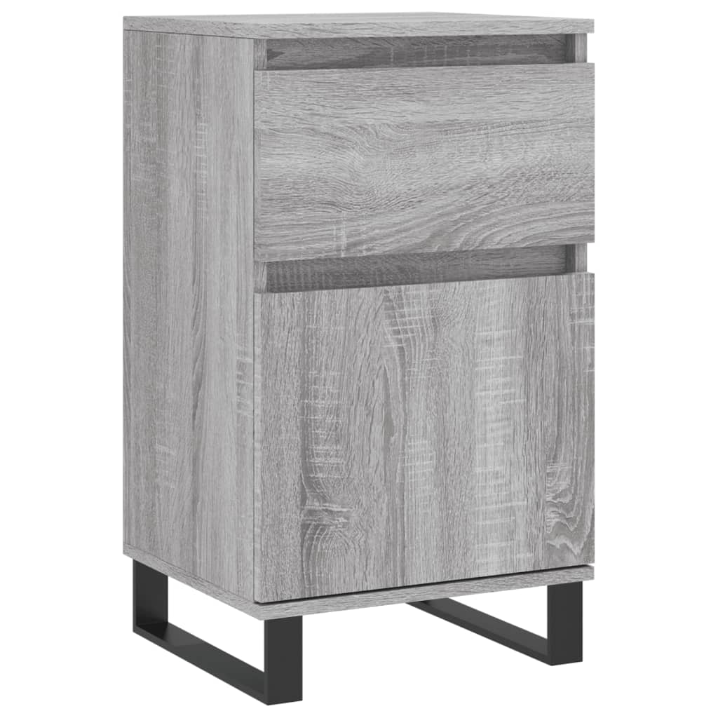 vidaXL Buffet sonoma gris 40x35x70 cm bois d'ingénierie