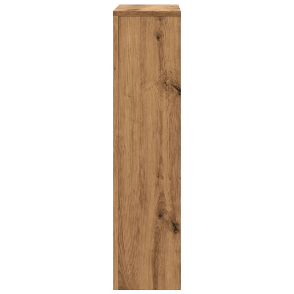 vidaXL Cache-radiateur chêne artisanal 78x20x82 cm bois d'ingénierie