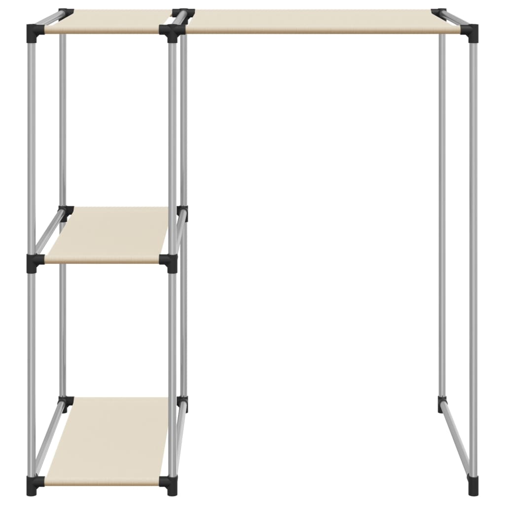 vidaXL Support de rangement sur la machine à laver Crème 87x55x90,5 cm