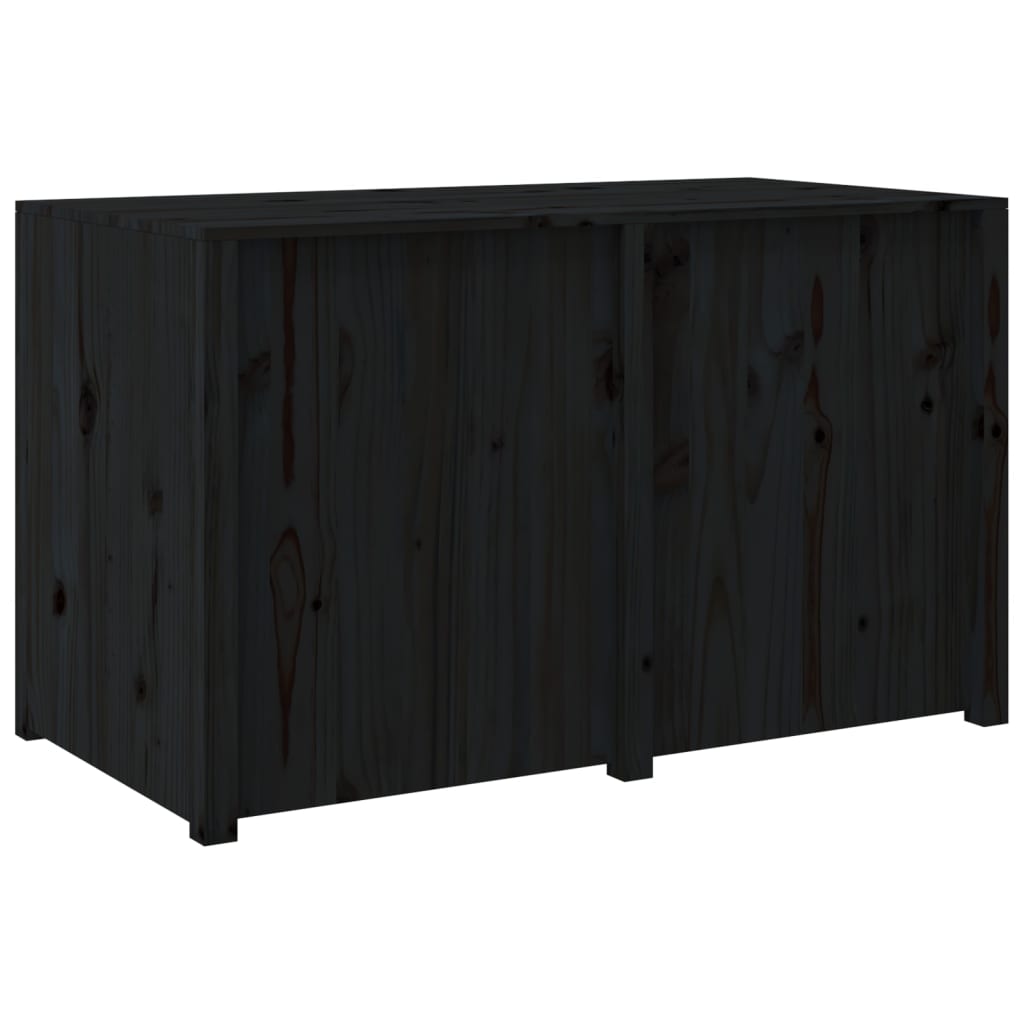 vidaXL Armoire de cuisine d'extérieur noir 106x55x64cm bois pin massif