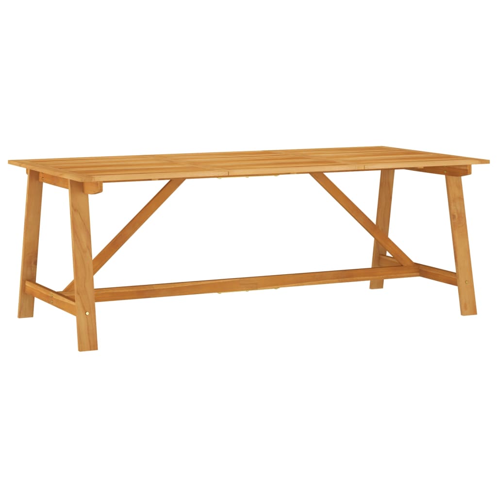 vidaXL Ensemble à manger de jardin 7 pcs Bois d'acacia solide