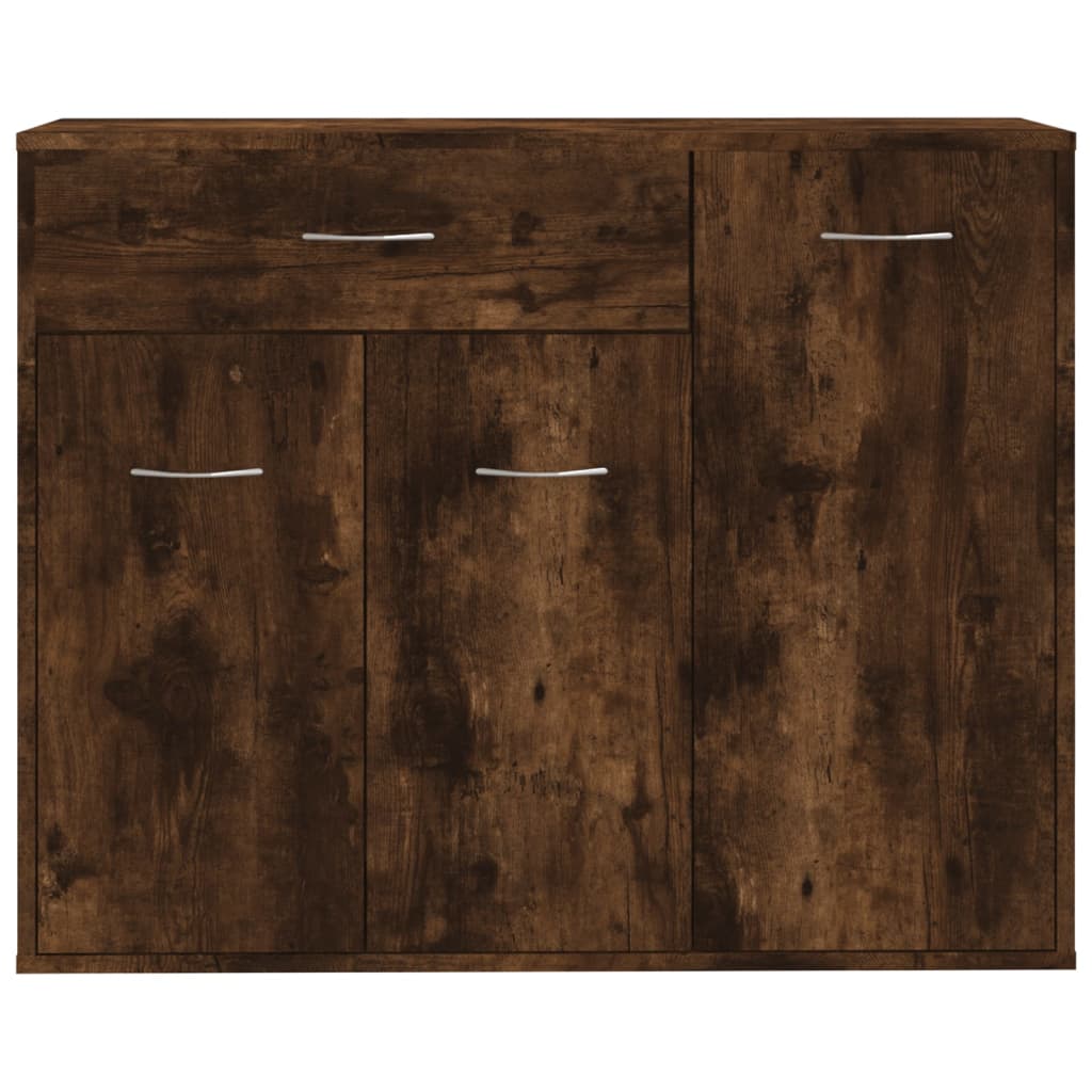 vidaXL Buffet Chêne fumé 88x30x70 cm Bois d'ingénierie