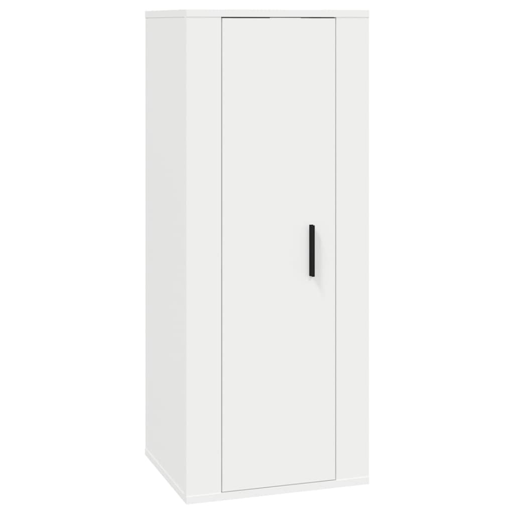 vidaXL Ensemble de meubles TV 4 pcs Blanc Bois d'ingénierie