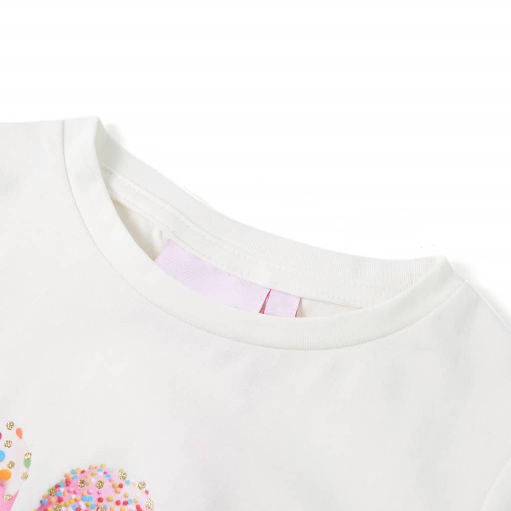 T-shirt pour enfants écru 140