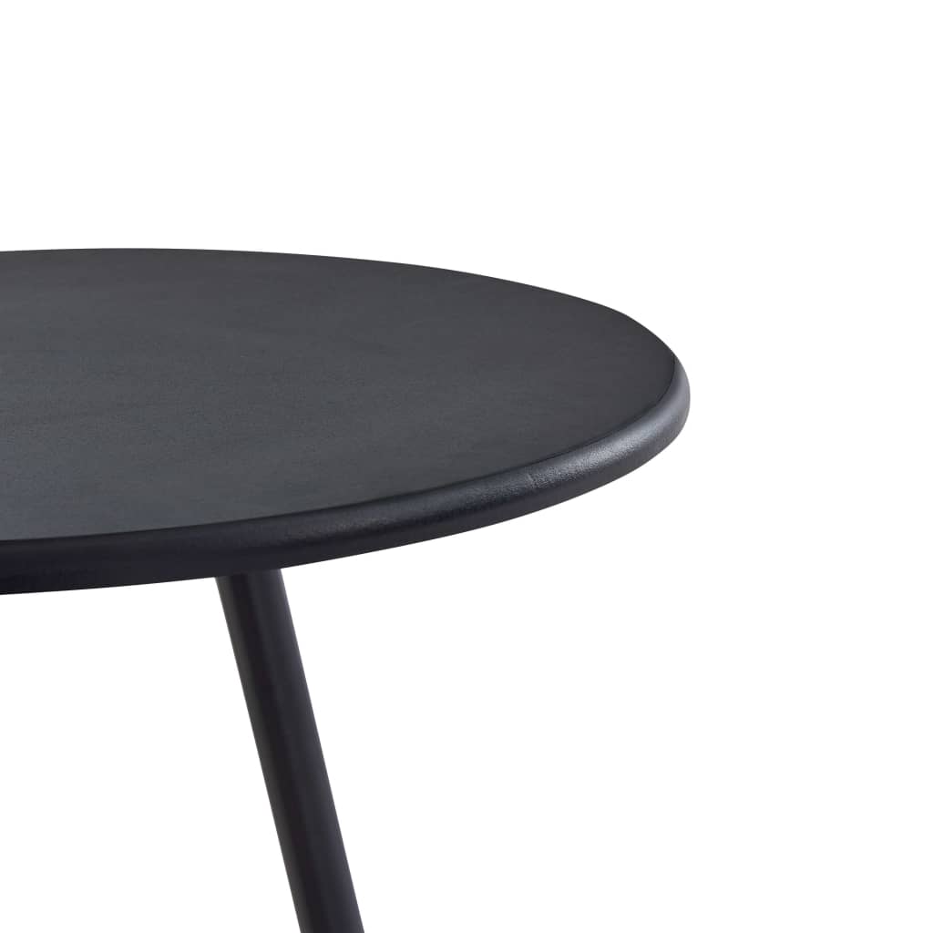 vidaXL Table de bar Noir 60x107,5 cm MDF