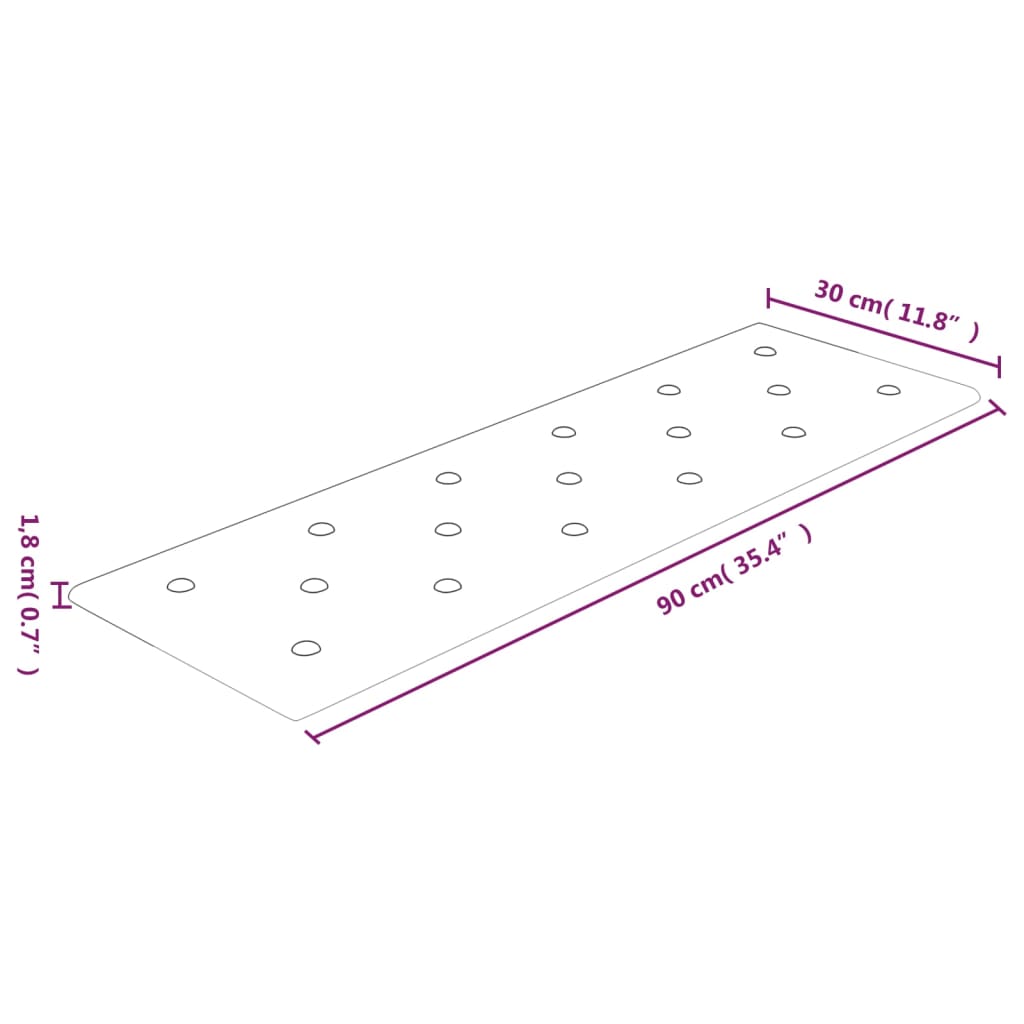 vidaXL Panneaux muraux 12 pcs Cappuccino 90x30 cm Similicuir 3,24 m²