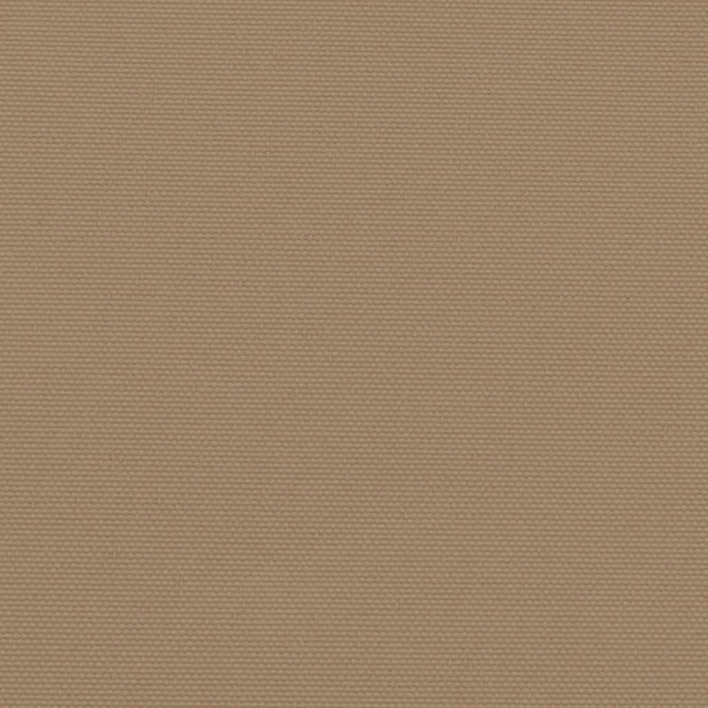 vidaXL Auvent latéral rétractable taupe 180x1200 cm