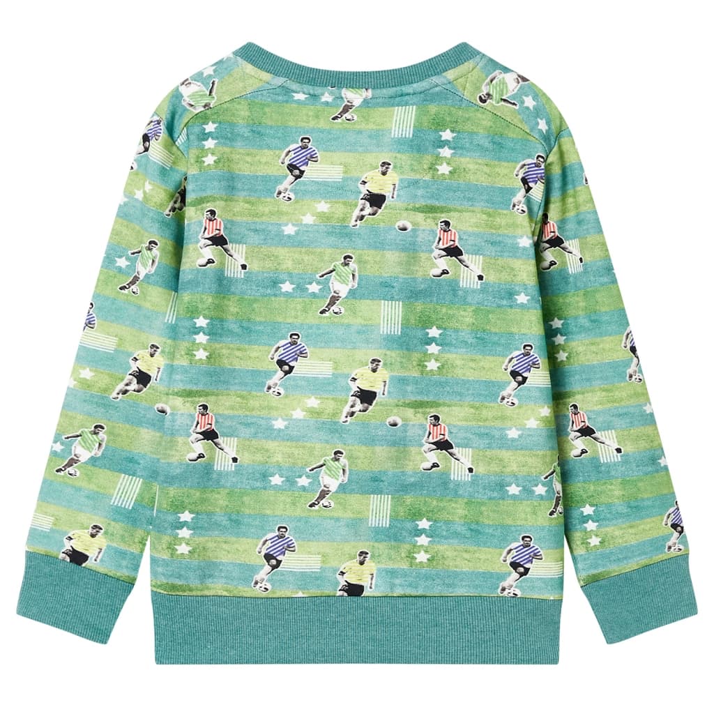 Sweatshirt pour enfants mélange vert clair 104