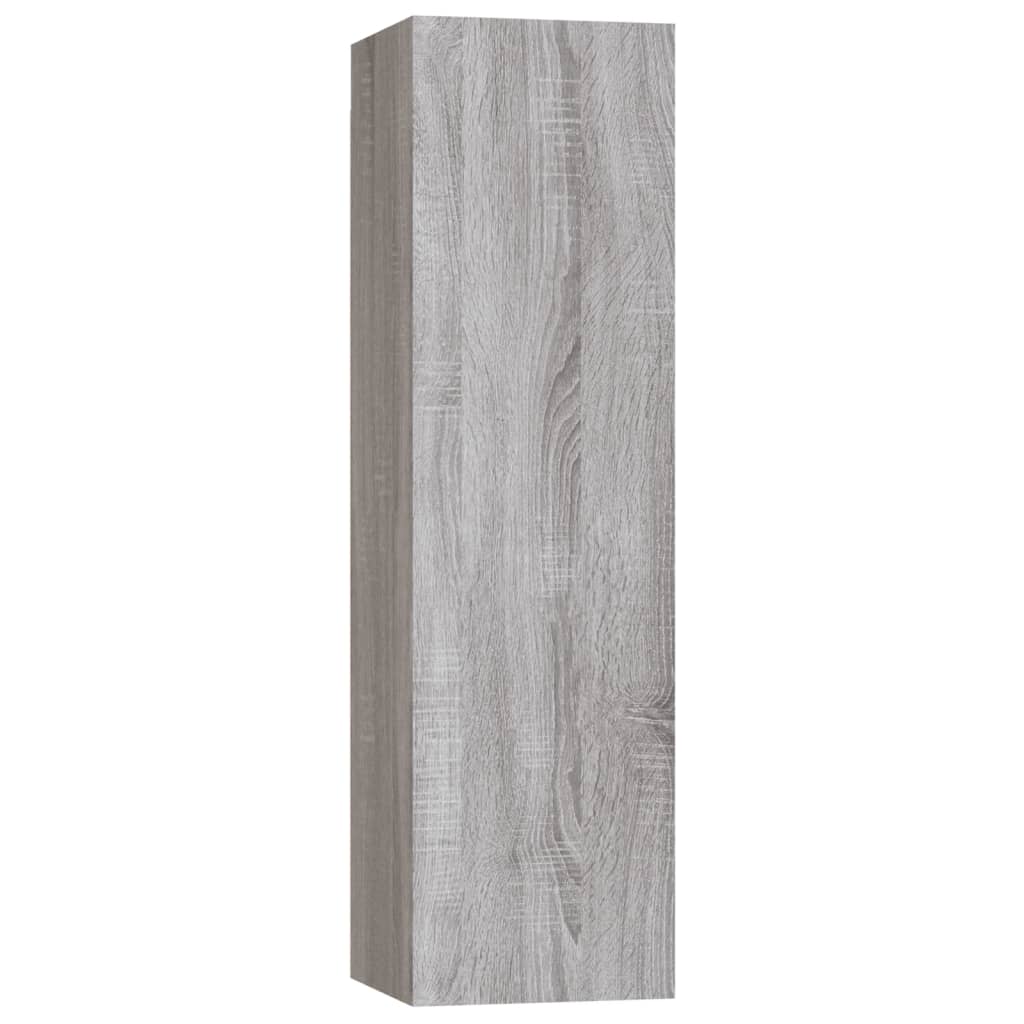 vidaXL Ensemble de meubles TV 6 pcs Sonoma gris Bois d'ingénierie