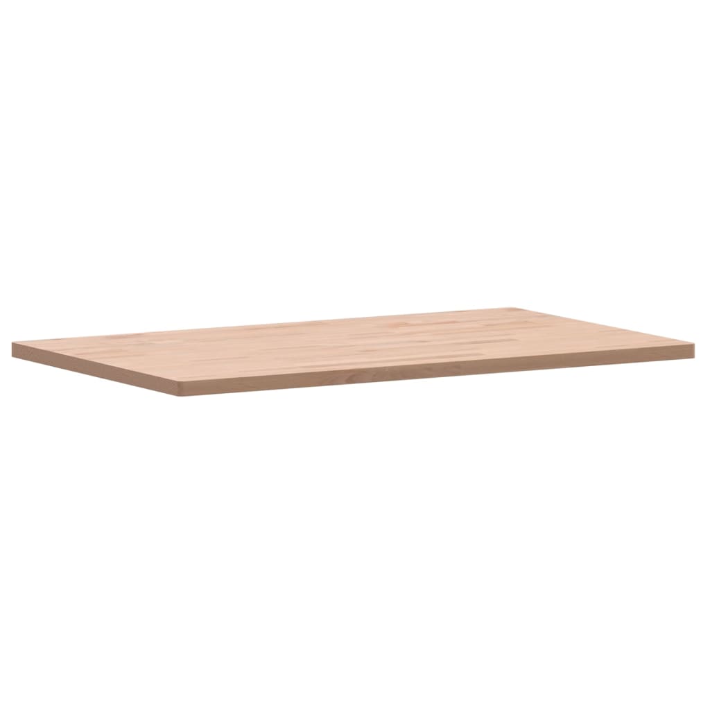 vidaXL Comptoir de salle de bain 100x60x2,5 cm bois massif de hêtre