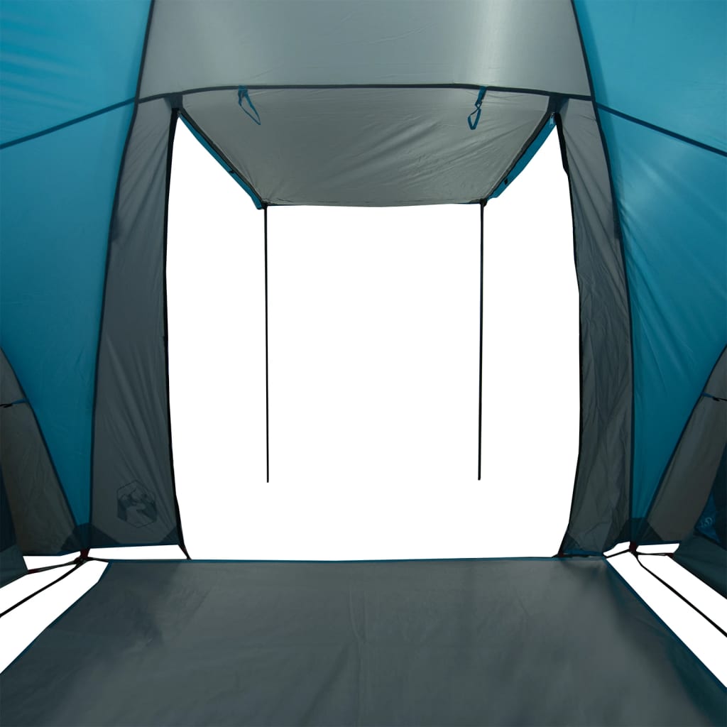 vidaXL Tente de camping tunnel 5 personnes bleu imperméable