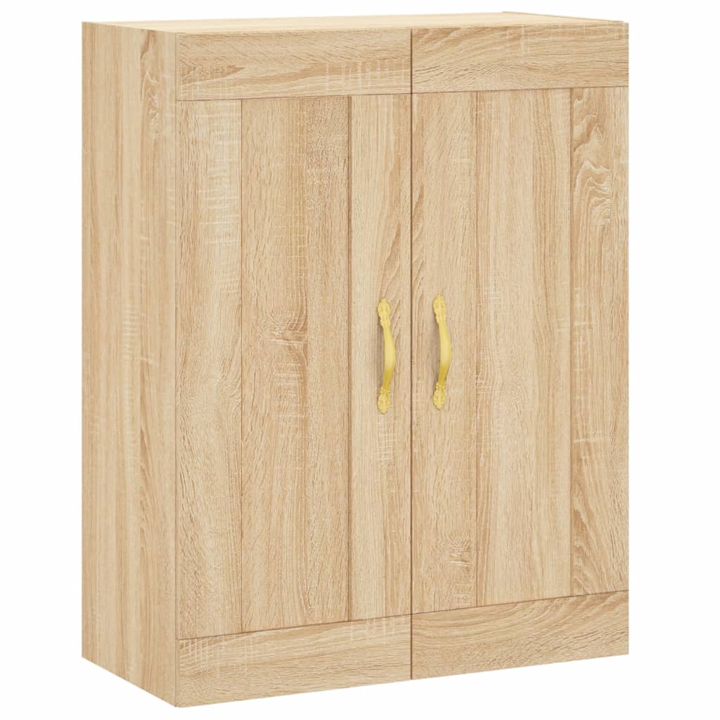 vidaXL Buffet haut Chêne sonoma 69,5x34x180 cm Bois d'ingénierie