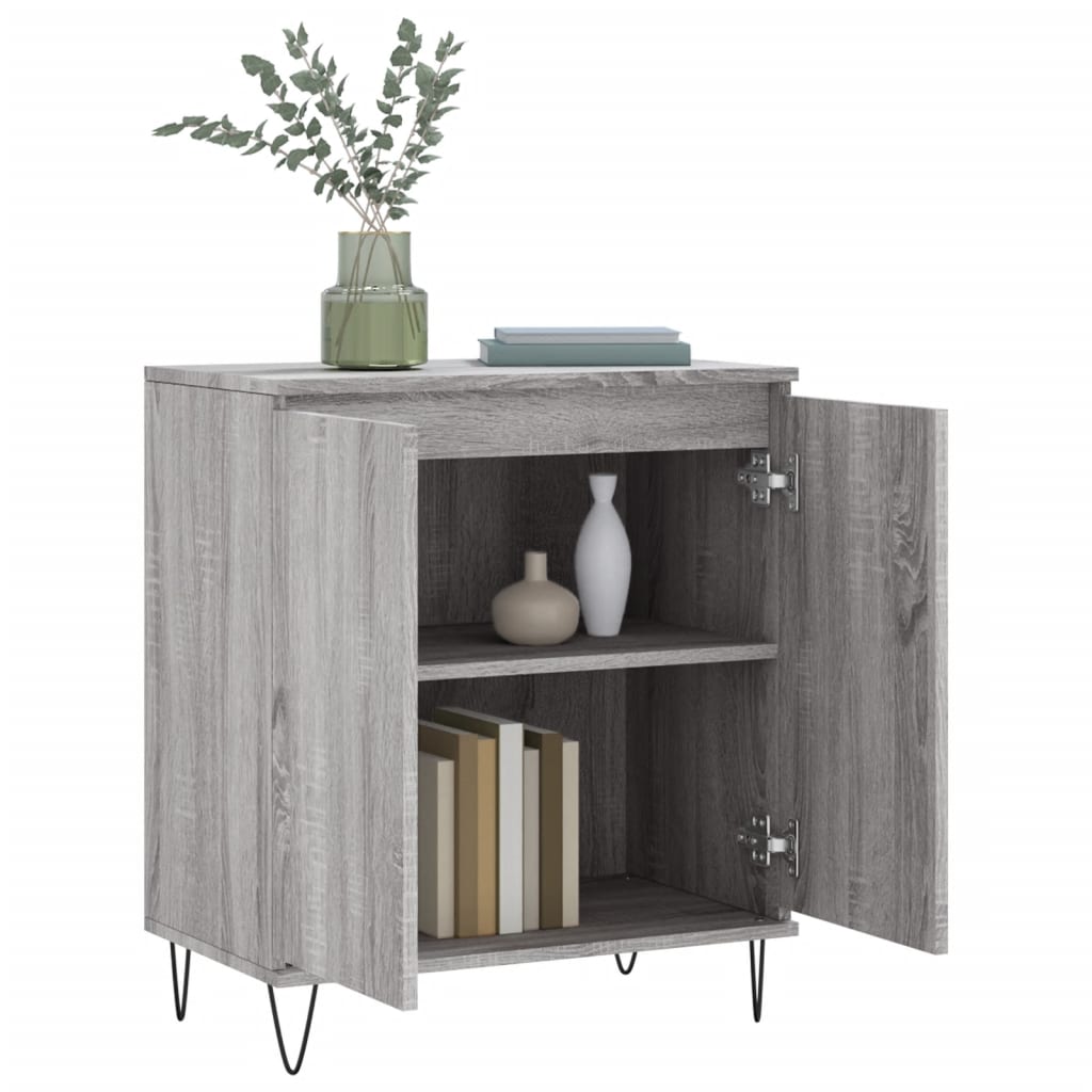 vidaXL Buffet Sonoma gris 60x35x70 cm Bois d'ingénierie