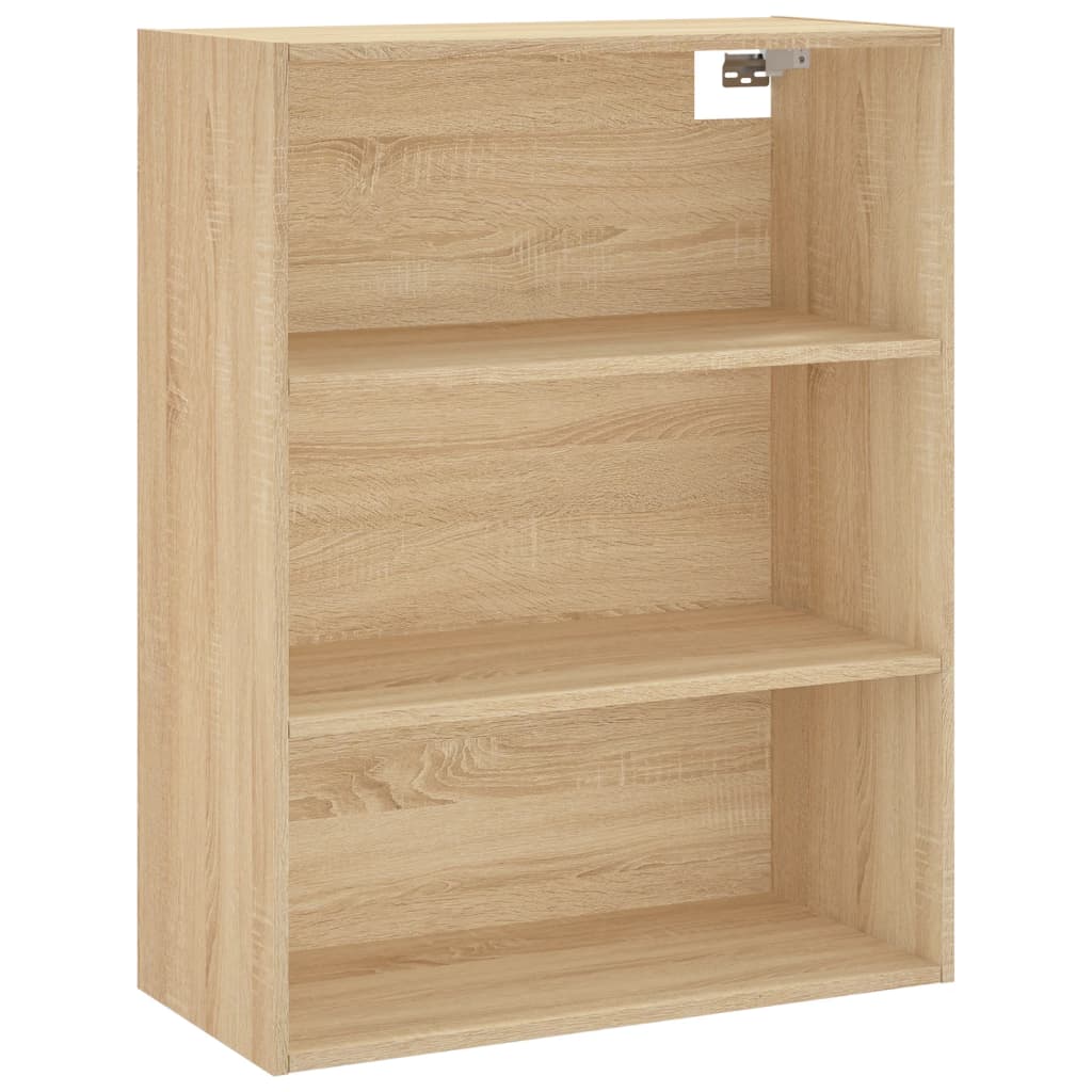 vidaXL Buffet haut Chêne sonoma 69,5x34x180 cm Bois d'ingénierie