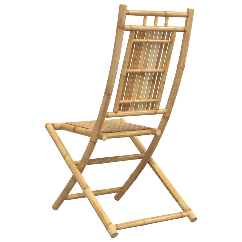 vidaXL Chaises pliables de jardin lot de 4 46x66x99 cm bambou