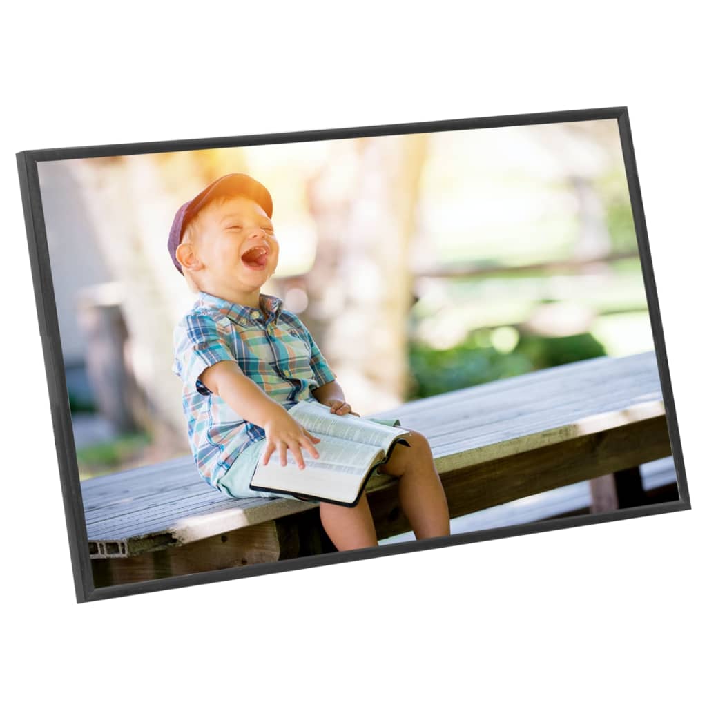 vidaXL Collage de cadres photo 3 pcs de table Noir 21x29,7 cm MDF