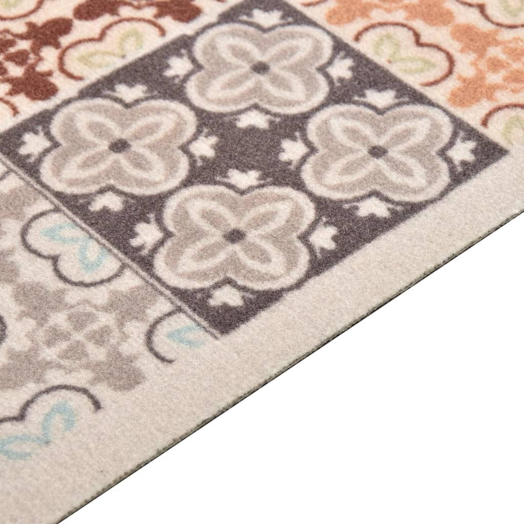 vidaXL Tapis de cuisine lavable Couleur mosaïque 45x150 cm