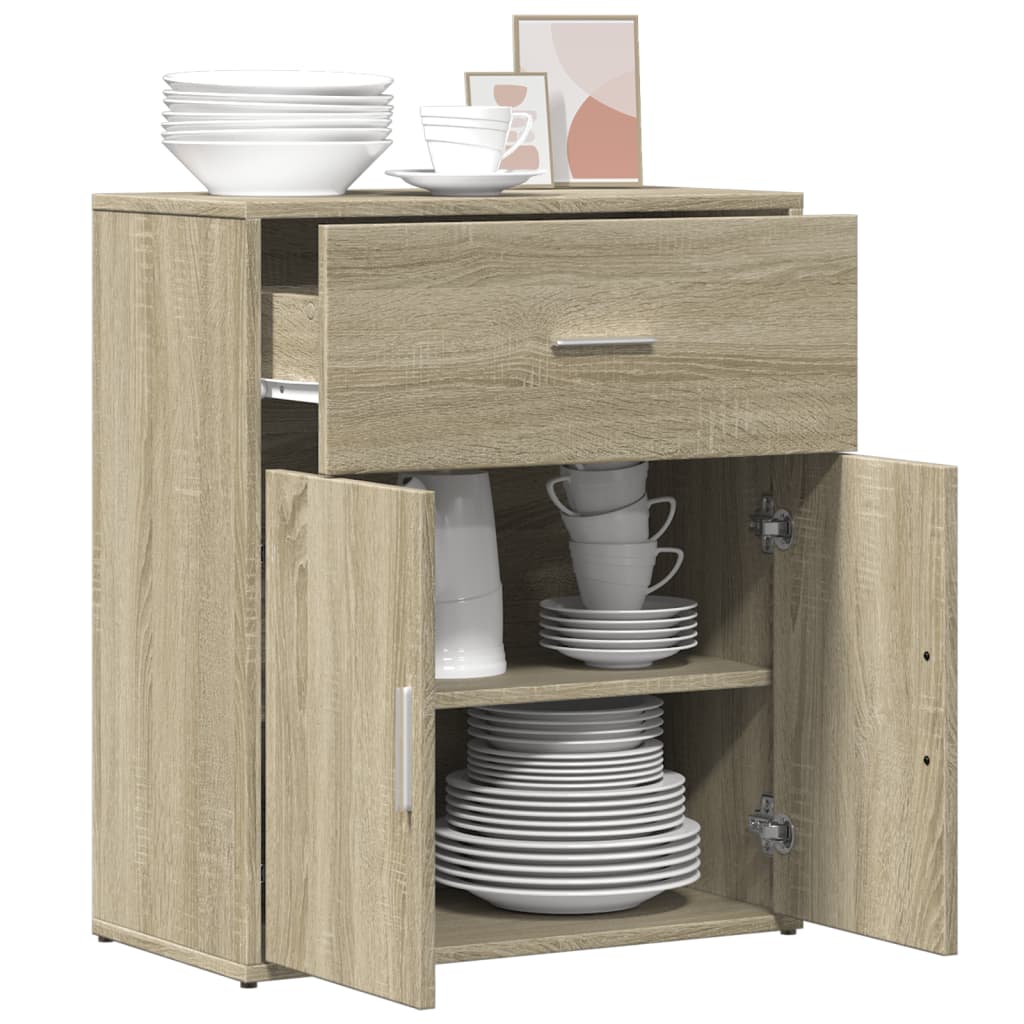 vidaXL Buffet chêne sonoma 60x31x70 cm bois d'ingénierie