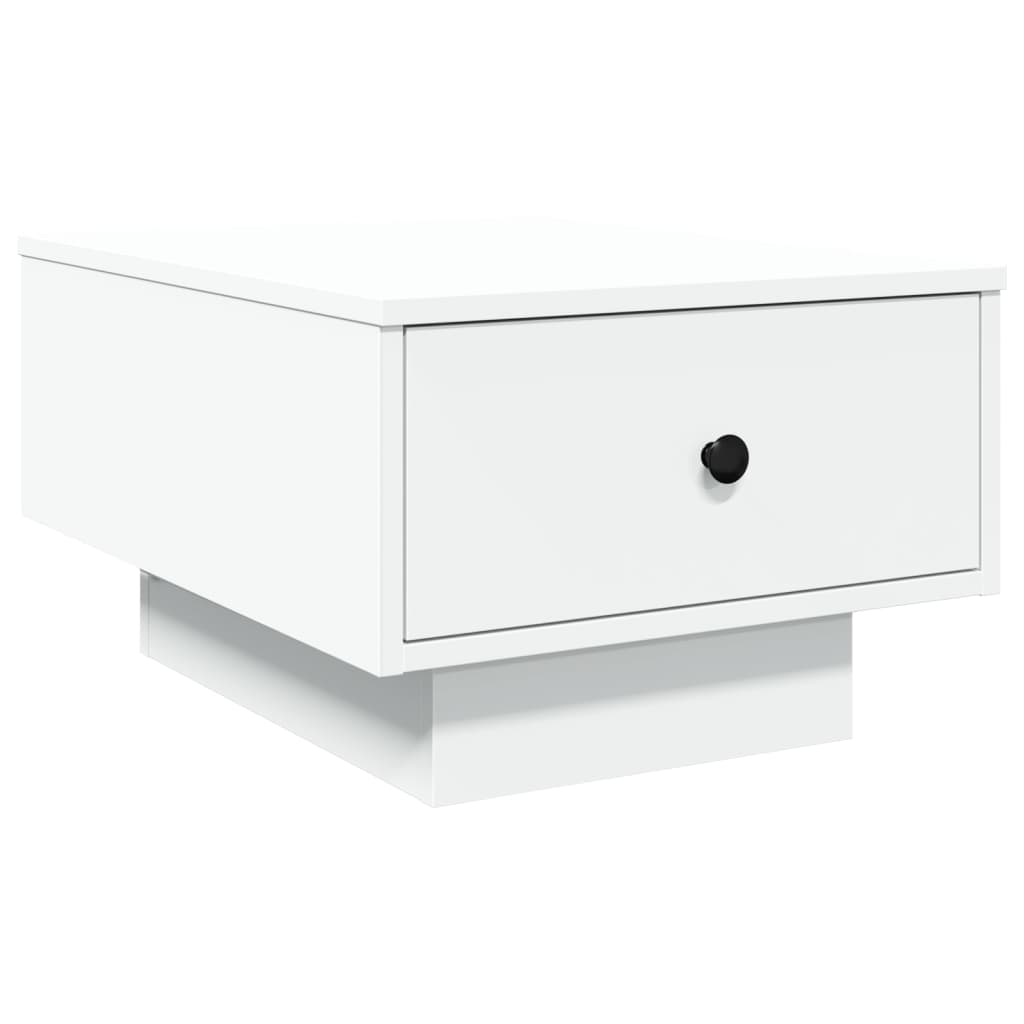 vidaXL Table basse blanc 60x45x31 cm bois d'ingénierie