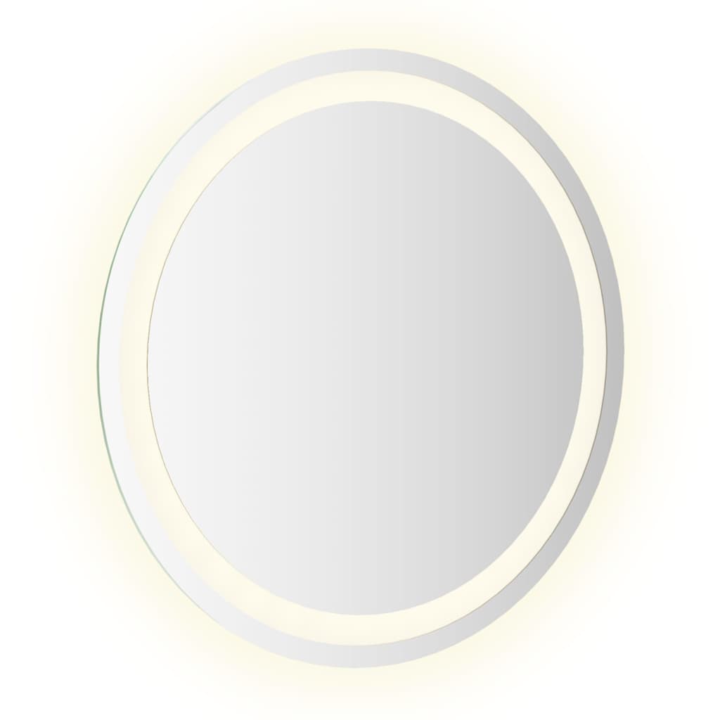 vidaXL Miroir de salle de bain à LED 50 cm rond