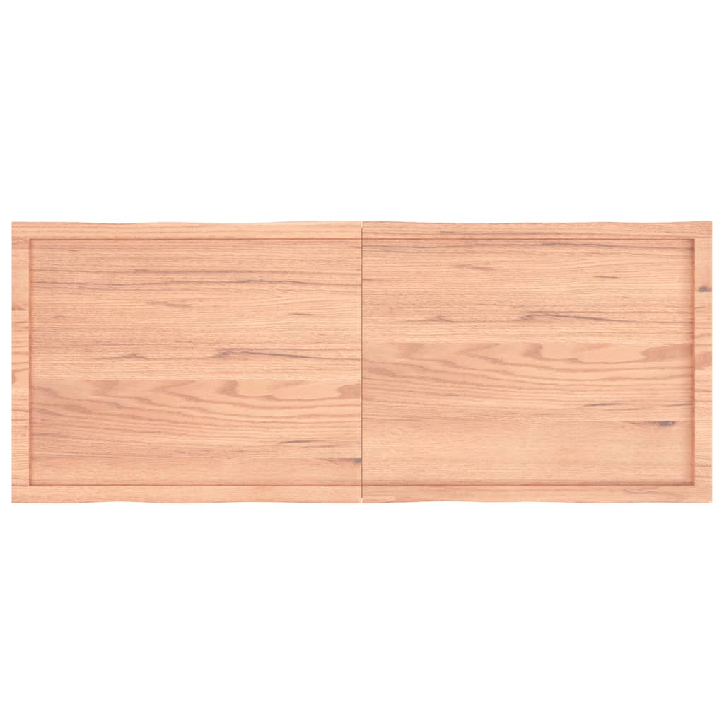 vidaXL Dessus de table bois massif traité bordure assortie