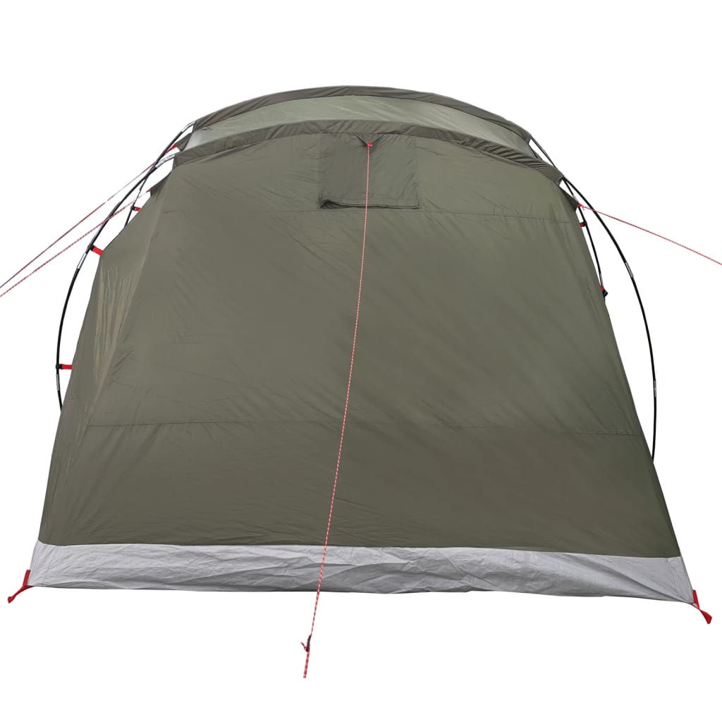 vidaXL Tente de camping tunnel 4 personnes vert olive imperméable