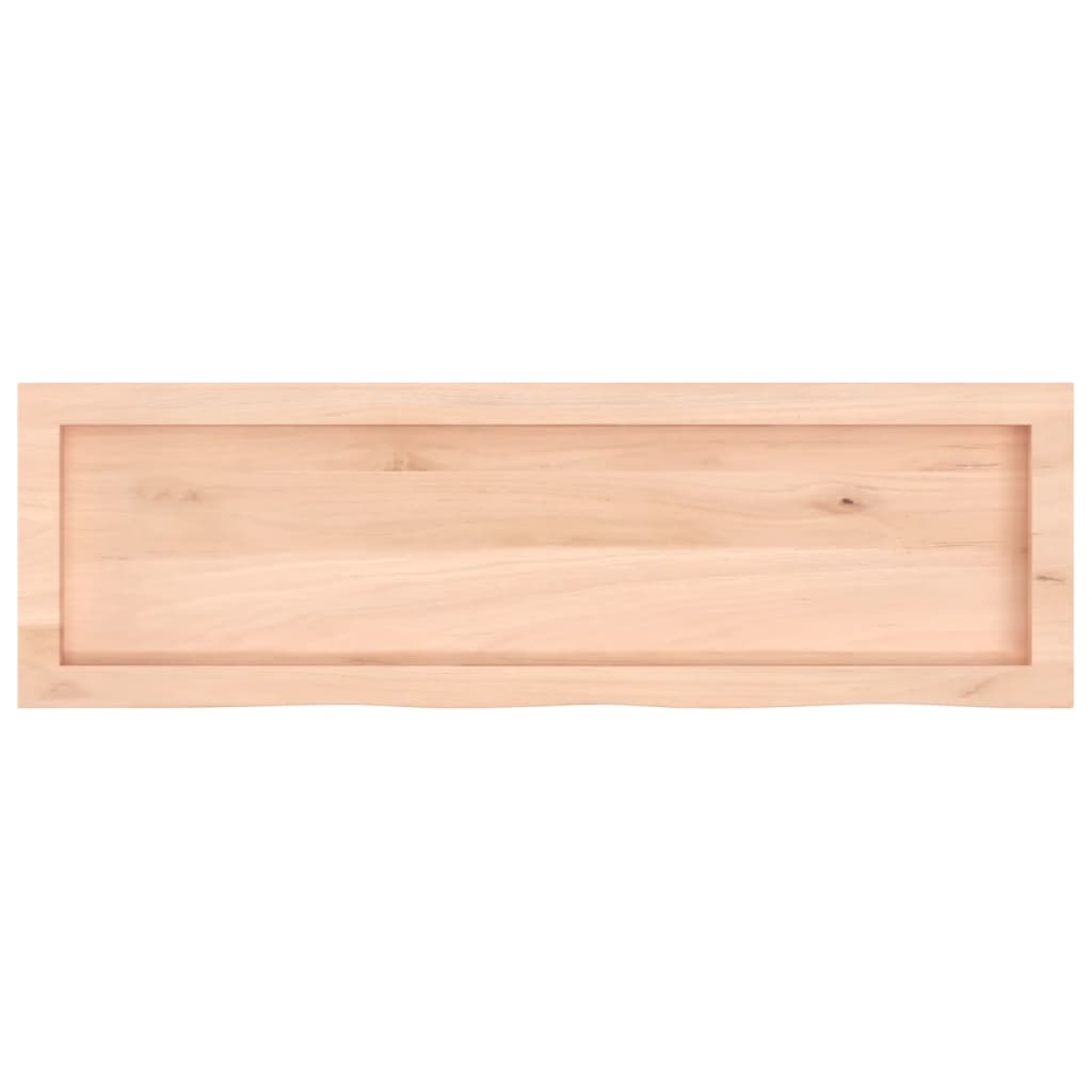 vidaXL Étagère murale 100x30x(2-6) cm bois de chêne massif non traité