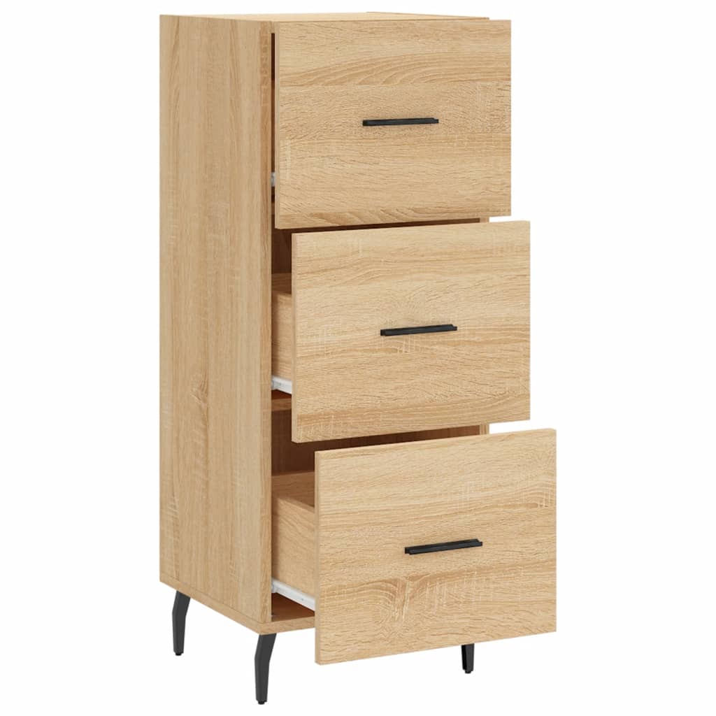 vidaXL Buffet Chêne sonoma 34,5x34x90 cm Bois d'ingénierie