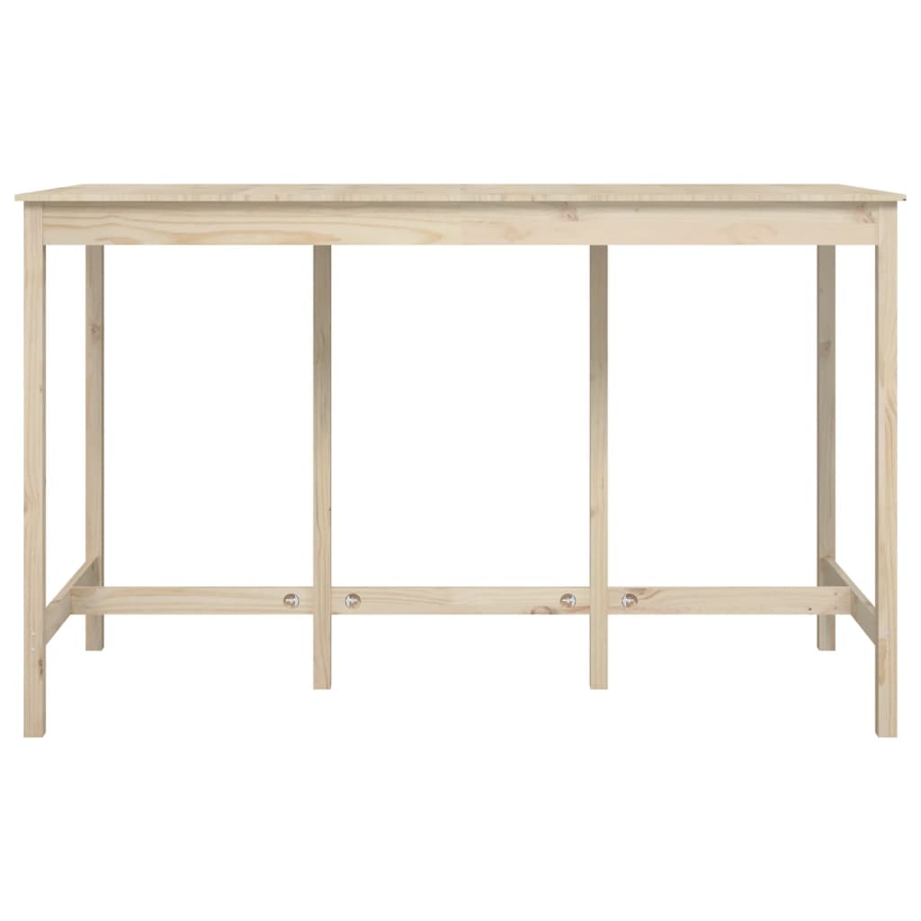 vidaXL Table de bar 180x80x110 cm Bois massif de pin