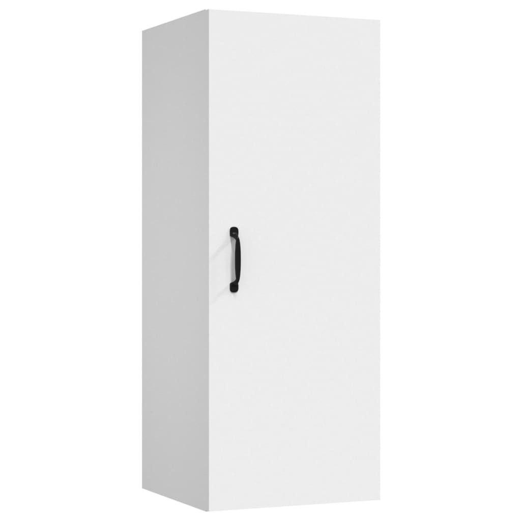 vidaXL Armoire murale suspendue Blanc 34,5x34x90 cm Bois d'ingénierie