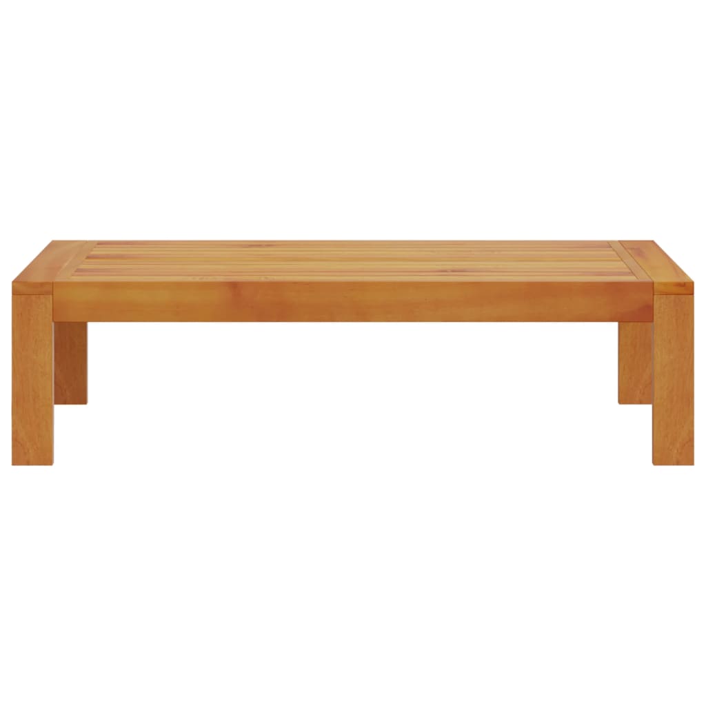 vidaXL Table de jardin 100x50x27 cm bois d'acacia solide