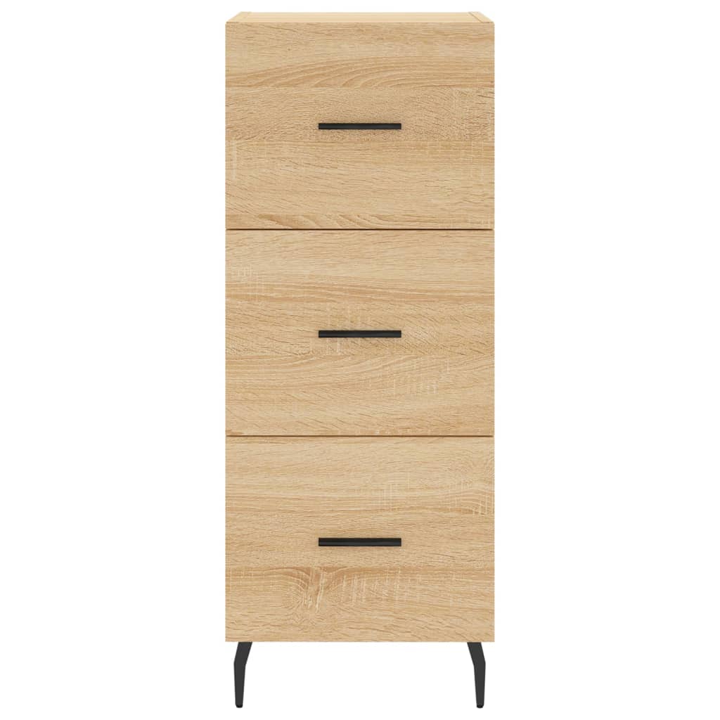 vidaXL Buffet Chêne sonoma 34,5x34x90 cm Bois d'ingénierie